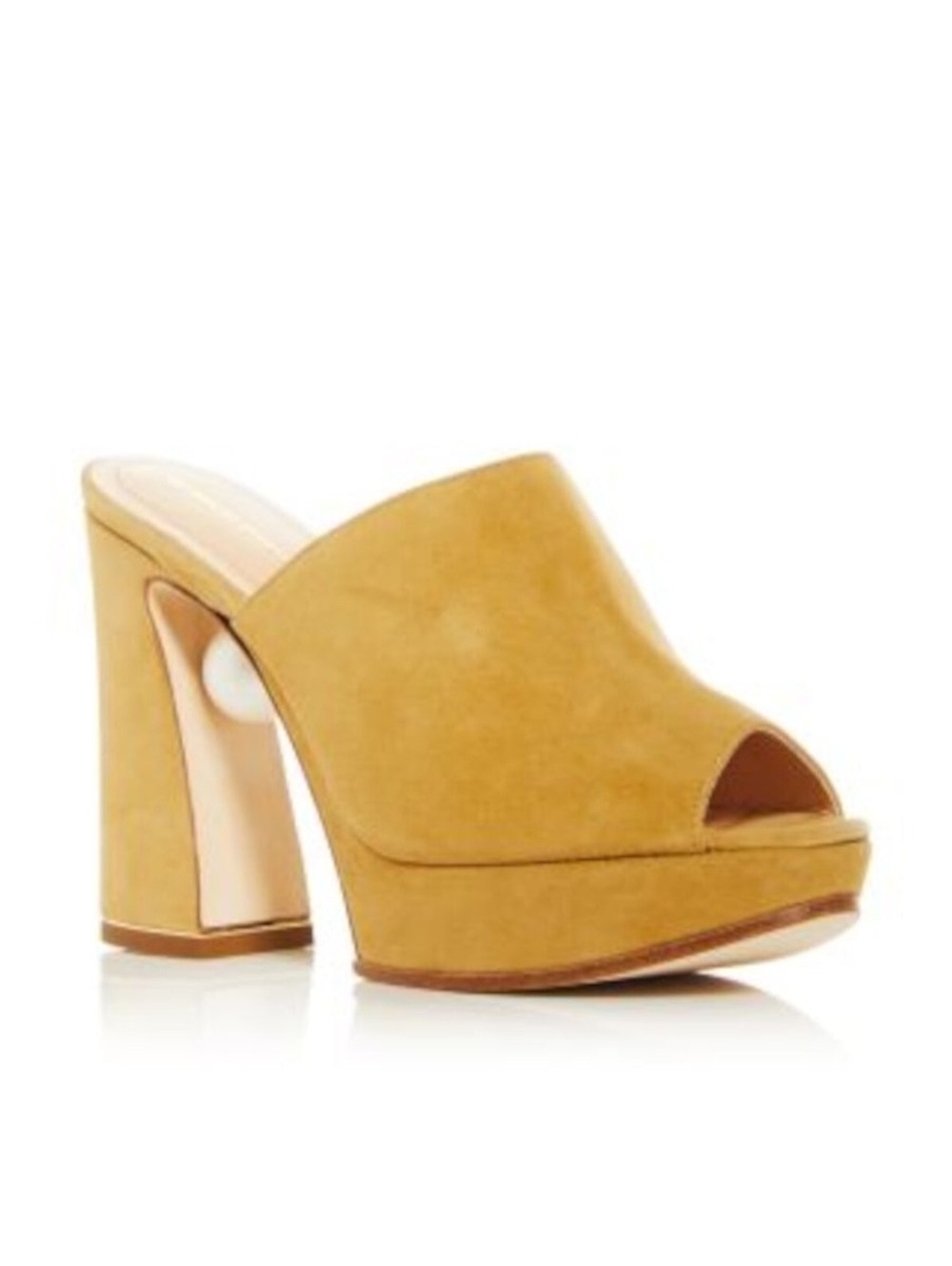 Nicholas Kirkwood Annabel High Heel Sandals, Hazel Suede Size 38.5 New +DustBag